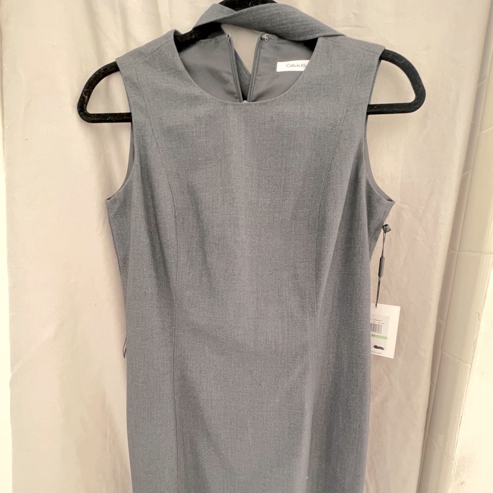 Calvin Klein Charcoal Dress NWT size 8